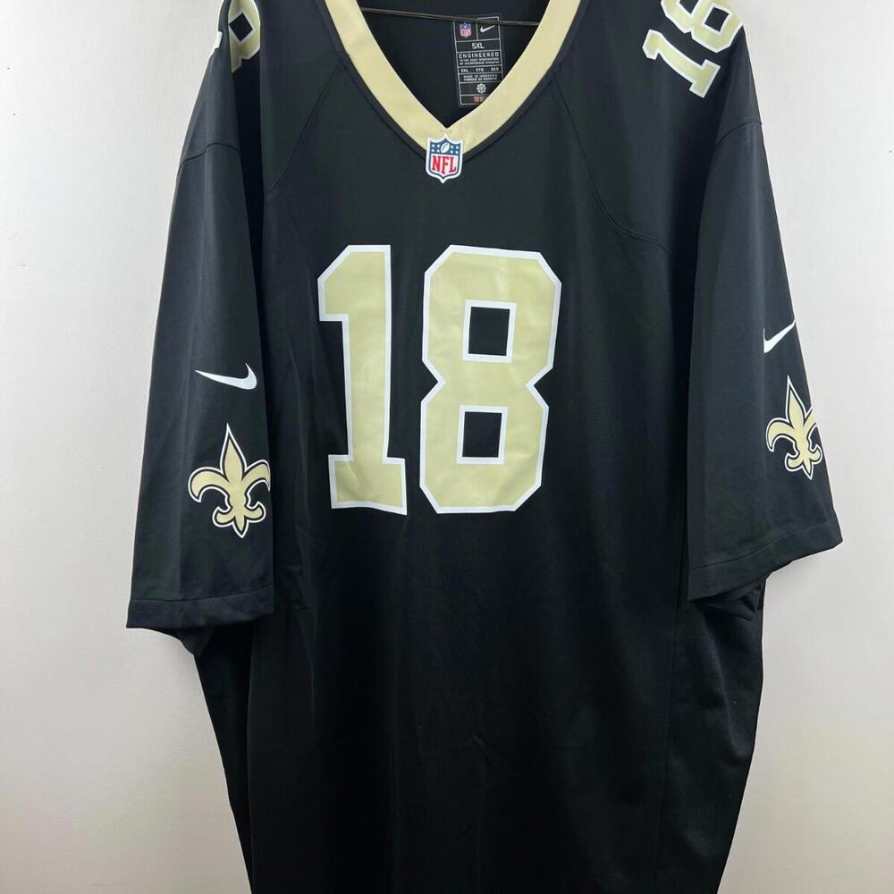 Nike Spencer Rattler #18 New Orleans Saints Black NFL Jersey Size 5XL NWOT!